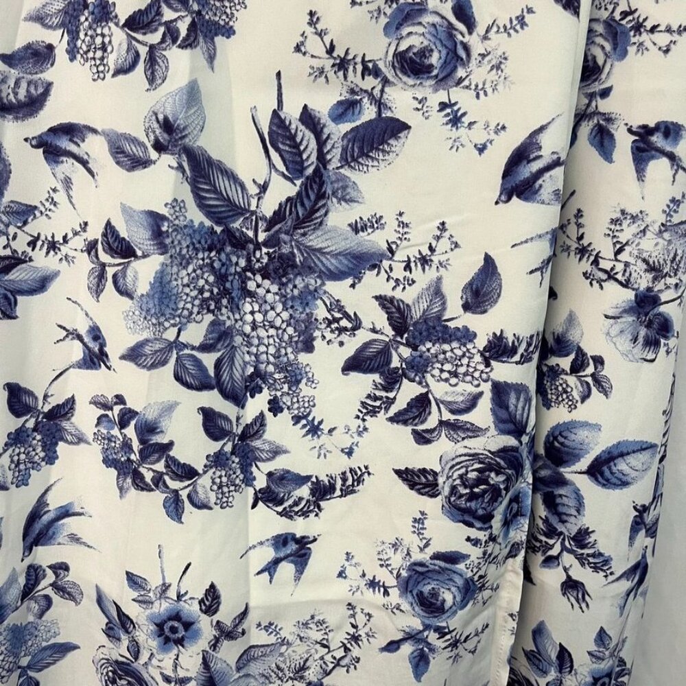 Petal & Pup Azelia Floral Tie Strap Midi Dress Blue Floral - Picture 11 of 16